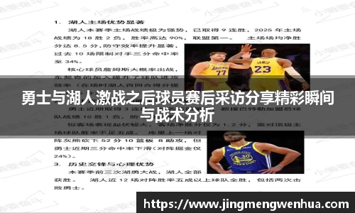 勇士与湖人激战之后球员赛后采访分享精彩瞬间与战术分析